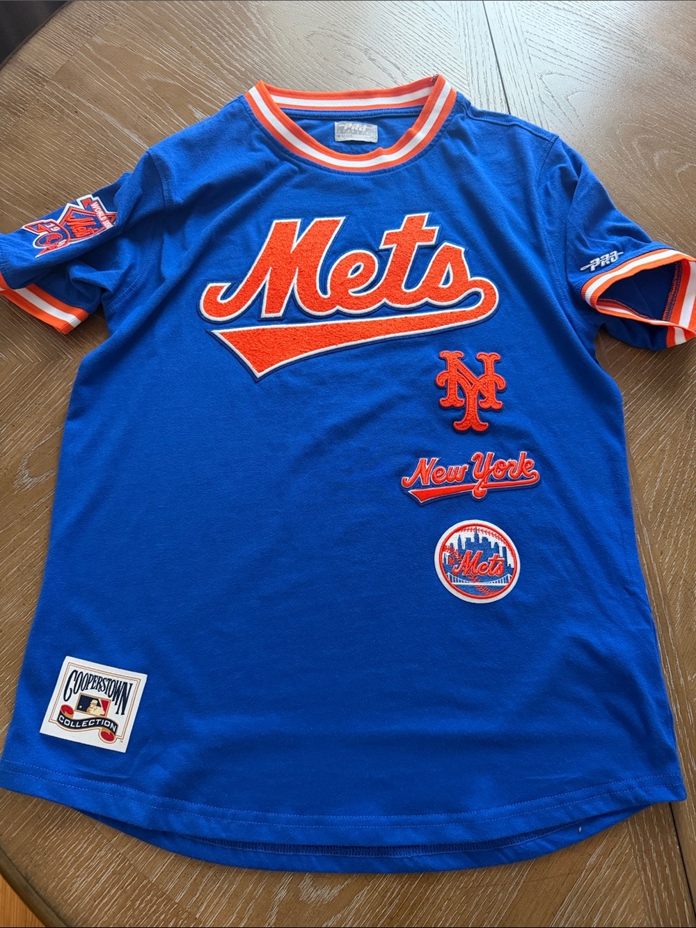 Cooperstown Collection by Pro Standard New York Mets Kids Royal Blue Tee